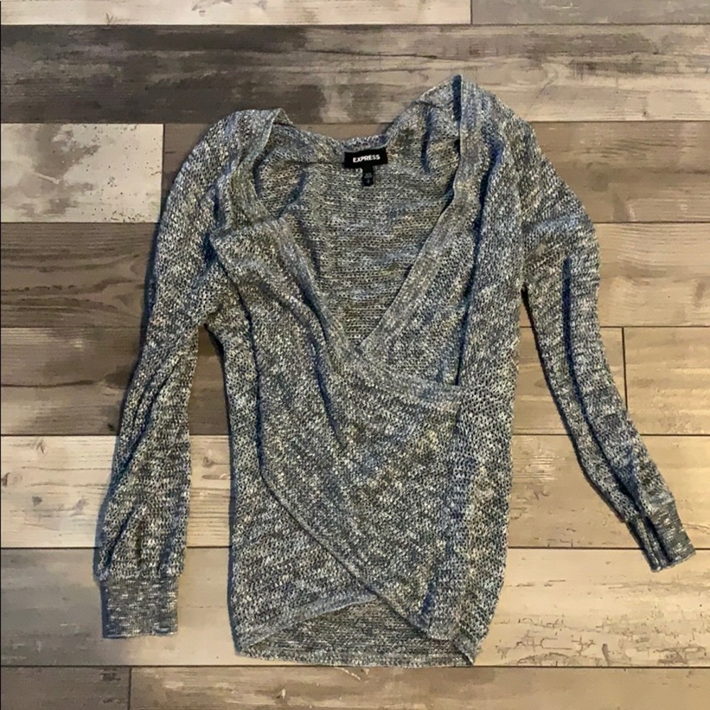 Knit grey sweater